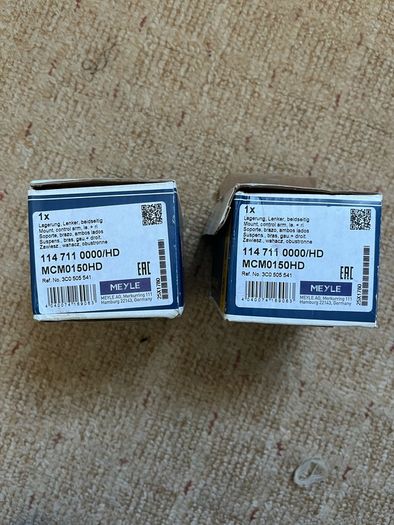 mount control arm bushing left + right