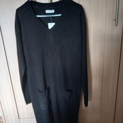 Ladies Black Midi Dress