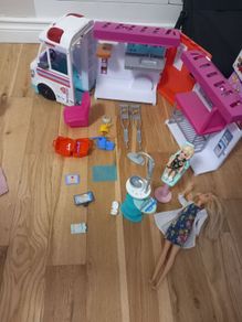 Barbie ambulance and dentist