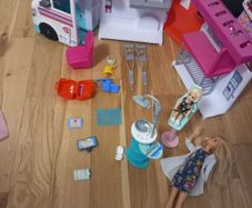 Barbie ambulance and dentist