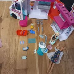 Barbie ambulance and dentist