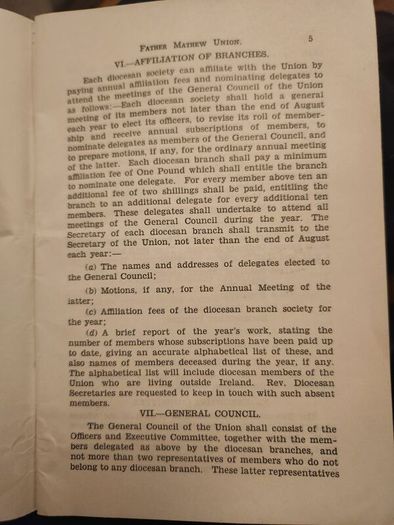 Thirty- Eight Annual Report 1938-1939 Of The Father Mathew Union. Paperback In Good Condition.