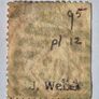 Great Britain SG 94 4d Vermilion Plate 12 Used - Irish Diamond 103 Cancel (Carrickmacross) Image 2