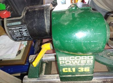 Record CL1 36x15" wood lathe