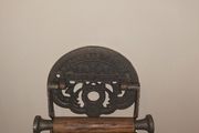 Cast iron toilet holder