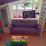 barbie house + dolls + accessories Image 2