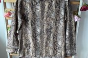 Savida long sleeve tunic animal print size 12