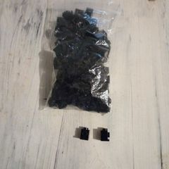 Lego brick modified headlight 1x1 black 100 pieces