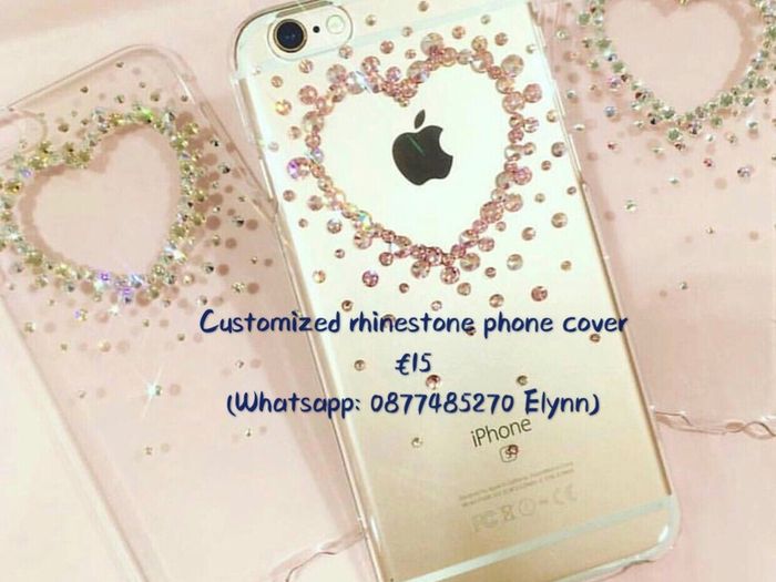 Bling bling customized phone cover (any model)