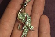 Vintage Ladies Peacock Brooch