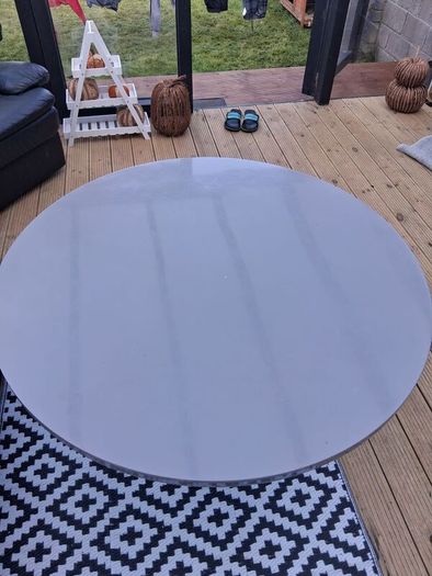 Grey dining table