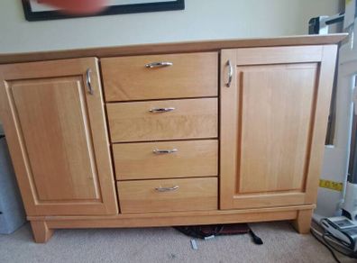 spacious sideboard