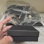 24 Black Gift Jewellery Presentation Boxes Bundle Image 3