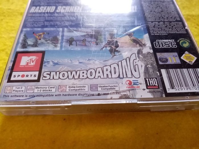 Mtv sports Snowboarding PlayStation1 Ps1 PlayStation 2 ps2 games Original
