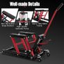 Hydraulic Motorcycle Lift Jack, 1500 LBS Motorcycle Scissor Jack with 4 Wheels & Handle, brand New Image 2