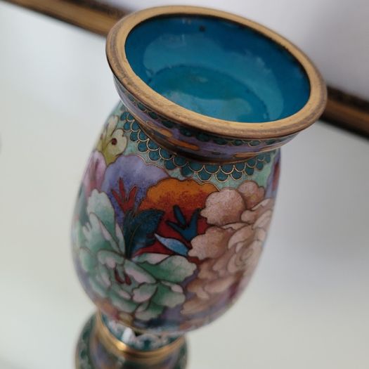 Vintage chinese cloisonne vase