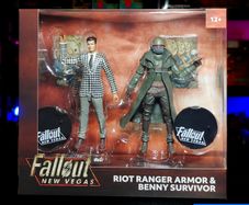 Fallout New Vegas Riot Ranger Armor And Benny Survivor McFarlane Toys Action Figure 2 Pack 2025 18cm
