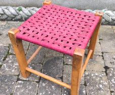 Vintage sugan stool