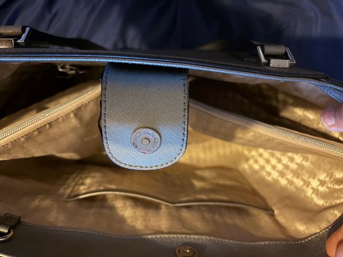 Karl Lagerfeld Silver Grey Handbag