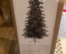 Christmas Tree and Wicker Tree Skirt