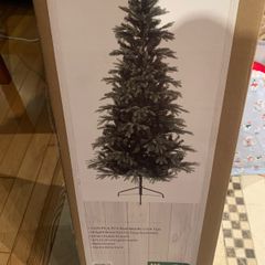 Christmas Tree and Wicker Tree Skirt