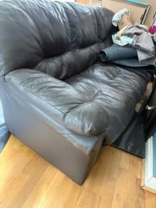 Leather couch
