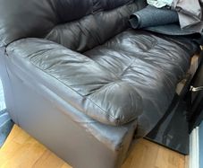 Leather couch