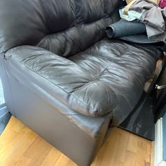 Leather couch