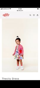Oilily the city dress cardigan & socks age 6 set excellent condition!!