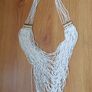 White beaded necklace Image 3