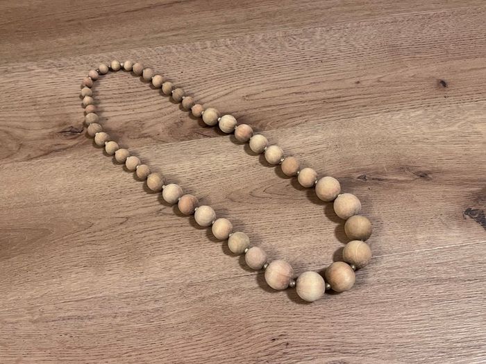 Wood Bead Necklace