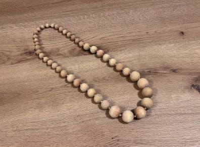 Wood Bead Necklace