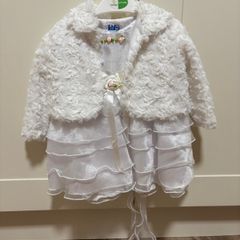 Baptism white dress 74 cm