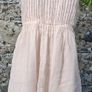 Bay - Powder Pink Pleated Chiffon Mini Dress with Embellished Sequins Image 3