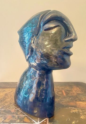 Original signed  Ceramic Sculpture by Belfast Artist Carol Henry