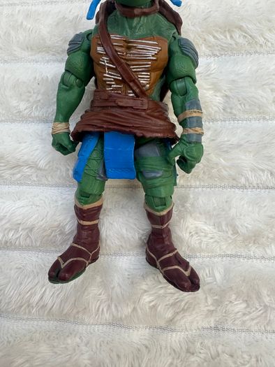 Teenage Mutant Ninja Turtles Leonardo Figure Playmates 2014 Movie TMNT approx. 13 cm. Used Please see photos