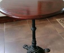 Cast Iron Solid Wood Table