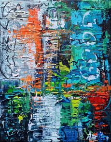Abstract Landscapes - Mixed Media Art by ArtH2O