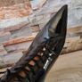 ZARA black patent lace up stiletto ankle boots, size 6 Image 6