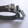 Smooth Black Leather Belt Milano Design Image 4
