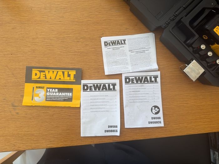 DEWALT Line Laser, Self-Leveling, Cross Line, Red Beam