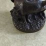 Genesis Fine Art Bronze Resin Sculpture fox & Cub Image 3