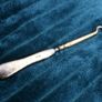 Antique Hallmarked Silver Button Hook, Clothing Hook, Silver handle, clothing accessory, boot and shoe Image 2