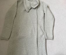 Ireland's Eye 100% Virgin Wool Long Aran Cardigan  Size 12 / M