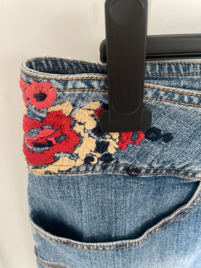 Fransa Vintage Denim Skirt