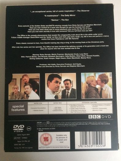 The Office (Ricky Gervais) BBC [Complete Series Boxset] [DVD TV Boxsets]