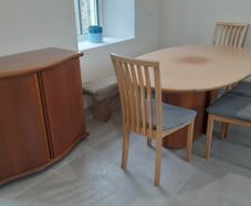 Skovby table and chairs