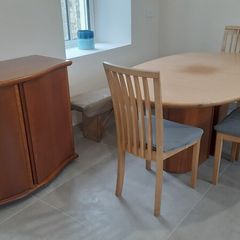 Skovby table and chairs