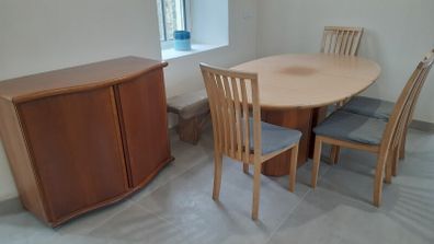 Skovby table and chairs