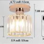 Brand New Golden Crystal Ceiling Light, Image 9